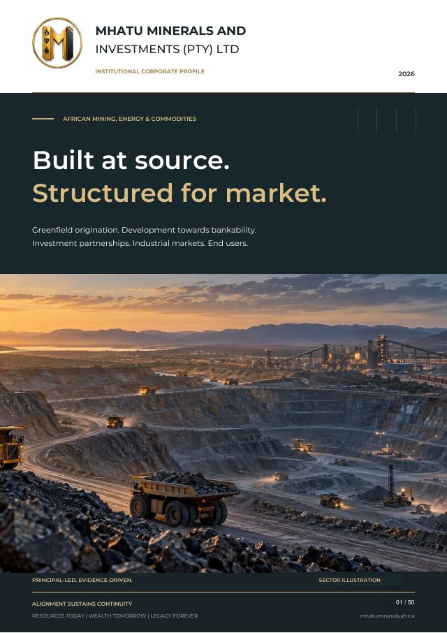 Cover of the Mhatu Master Company and Commodity Profile